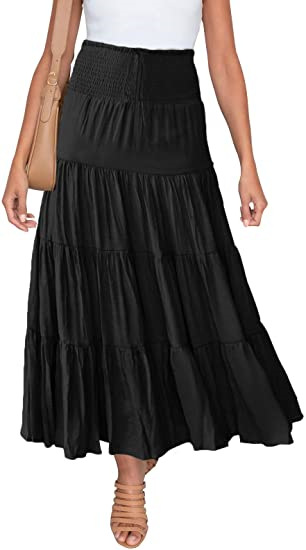 2 In 1 Maxi Skirt Dress  |  Womens Skirts Bottoms Skirts