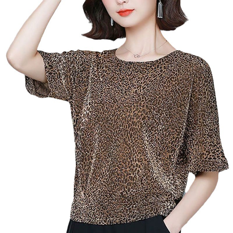 3/4 Leopard Tunic  |  Womens Tunics Tops Tunics