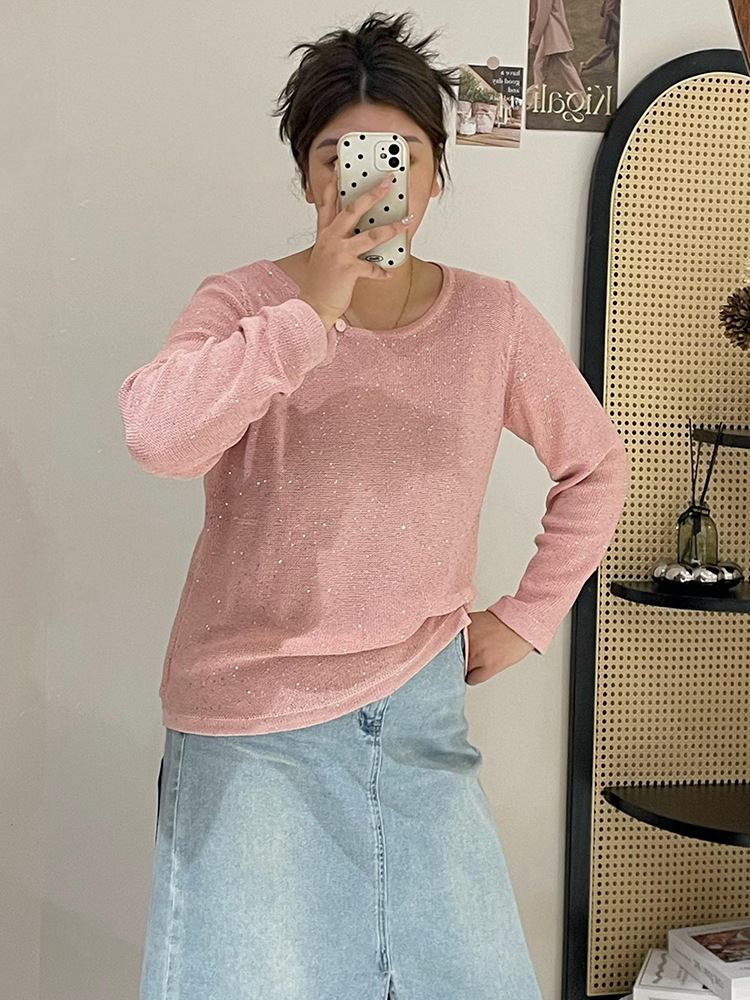 3/4 Sleeve Self Ture Jumper  |  Womens Jumpers Jumpers Jumpers