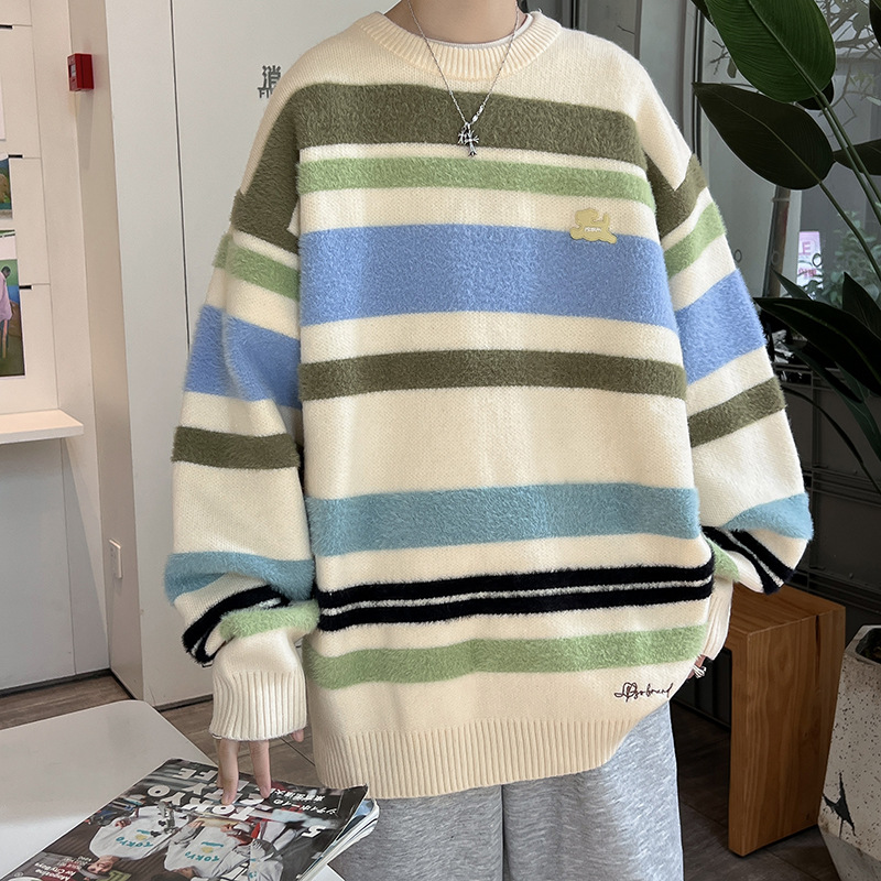 3/4 Sleeve Stripe Jumper  |  Womens Jumpers Jumpers Jumpers