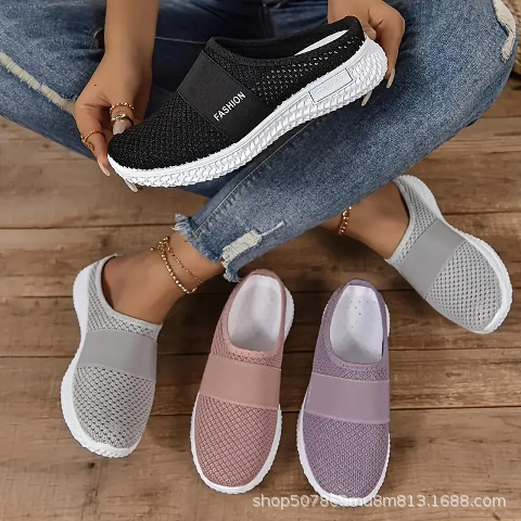 Barefoot Memory Foam Thick Elastic Slip On  |  Womens Sneakers Footwear Sneakers