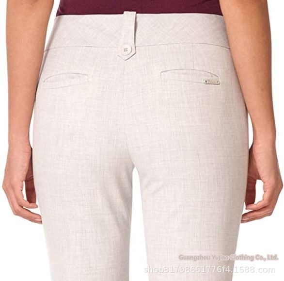 Bengaline Pull On Capri With Rib Waistband Pants  |  Womens Crops & Capris Bottoms Crops & Capris