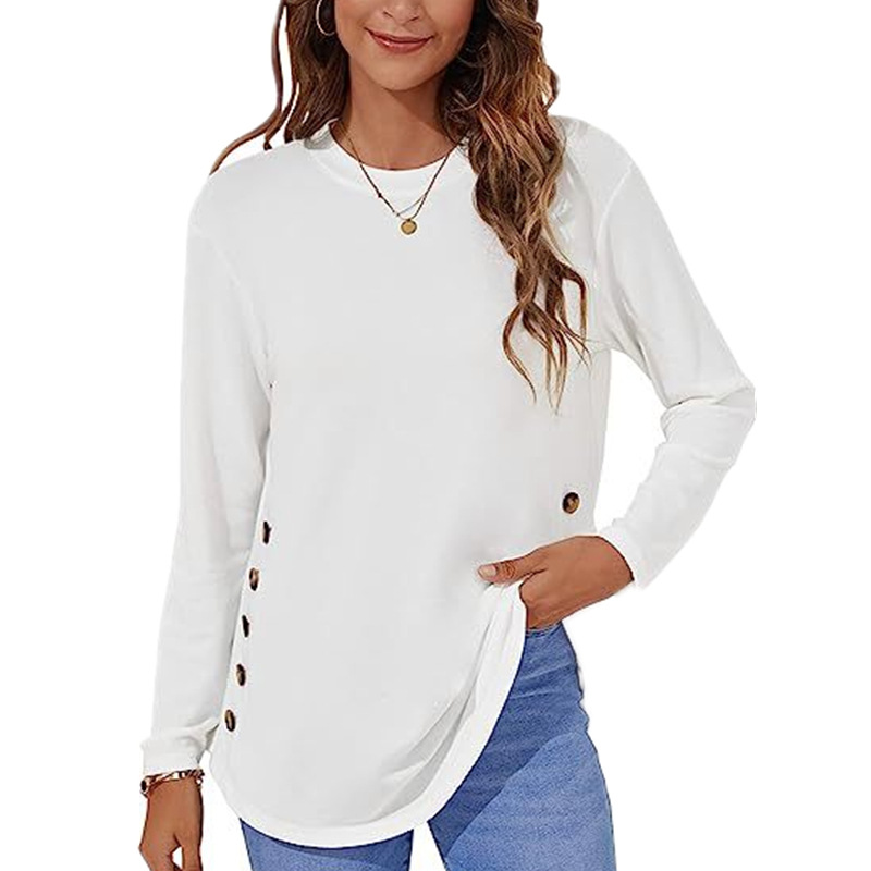 Button Side Jumper  |  Womens Jumpers Jumpers Jumpers