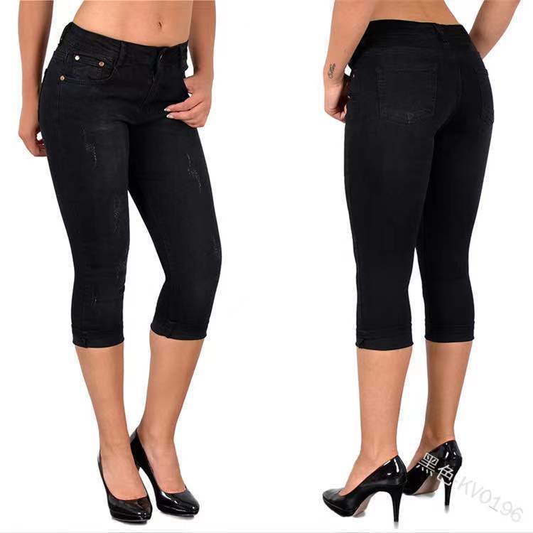 Crop 5 Pocket Jean  |  Womens Jeans Bottoms Jeans