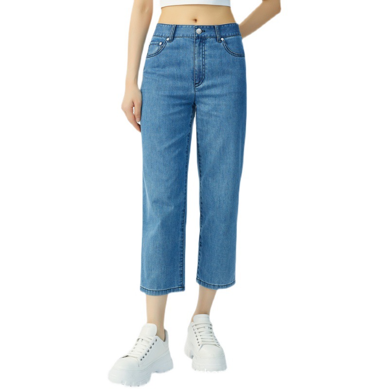 Crop 5 Pocket Jeans  |  Womens Jeans Bottoms Jeans