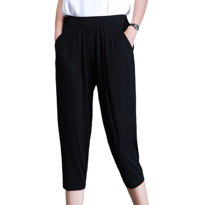 Crop Jersey Knit Pant  |  Womens Crops & Capris Bottoms Crops & Capris