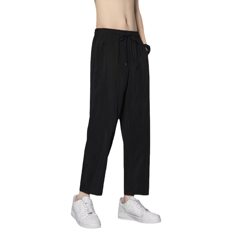 Crop Stud Detail Rayon Pants  |  Womens Crops & Capris Bottoms Crops & Capris