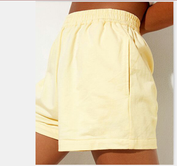 Elastic Waist Linen Short  |  Womens Shorts Bottoms Shorts