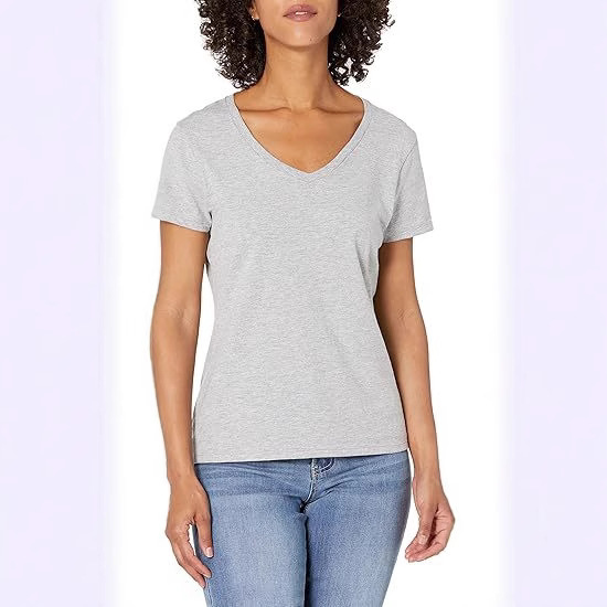 Extended Sleeve Textured V-Neck  |  Womens Tees Tees Tees