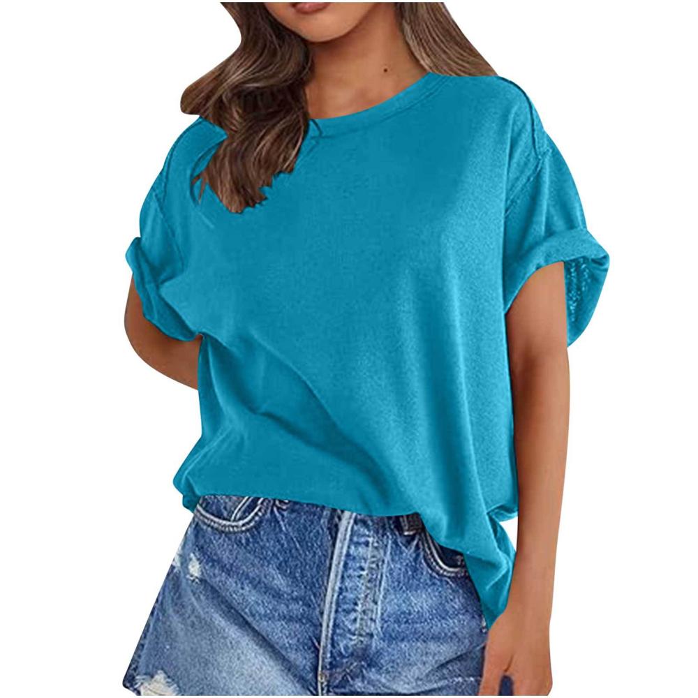 Extended Sleeve Top With Sleeve Tab Detail  |  Womens Tees Tees Tees