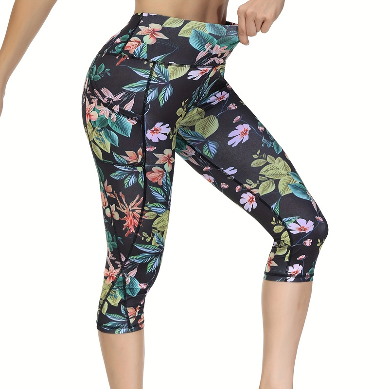 Flat Front Elastic Back Waist Crop Pant  |  Womens Crops & Capris Bottoms Crops & Capris