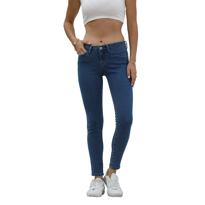 Full Length Comfort Slim Leggs Denim Jeans  |  Womens Jeans Bottoms Jeans