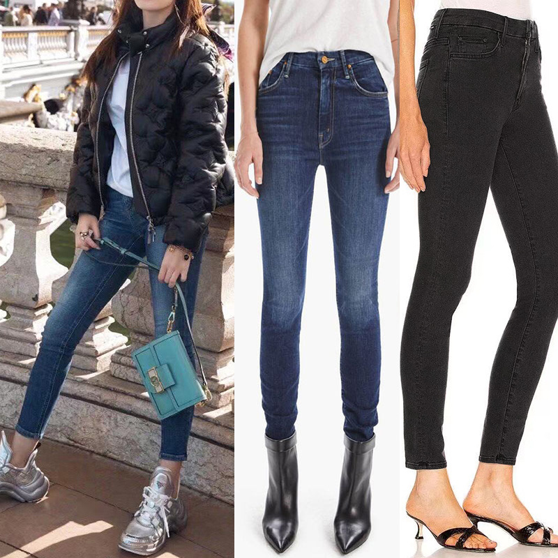 Full Length Comfort Slim Leggs Denim Jeans  |  Womens Jeans Bottoms Jeans