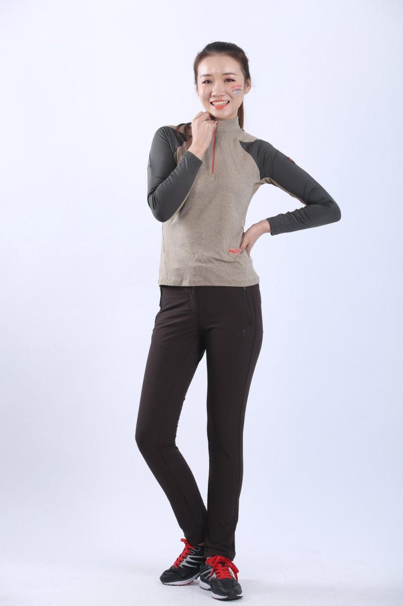 Full Length Jacquard Ponte Zipped Pants  |  Womens Pants Bottoms Pants