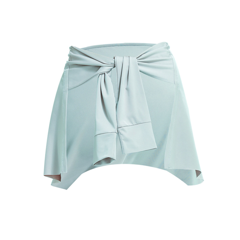 Knee Length Belted Pocket Skirt  |  Womens Skirts Bottoms Skirts