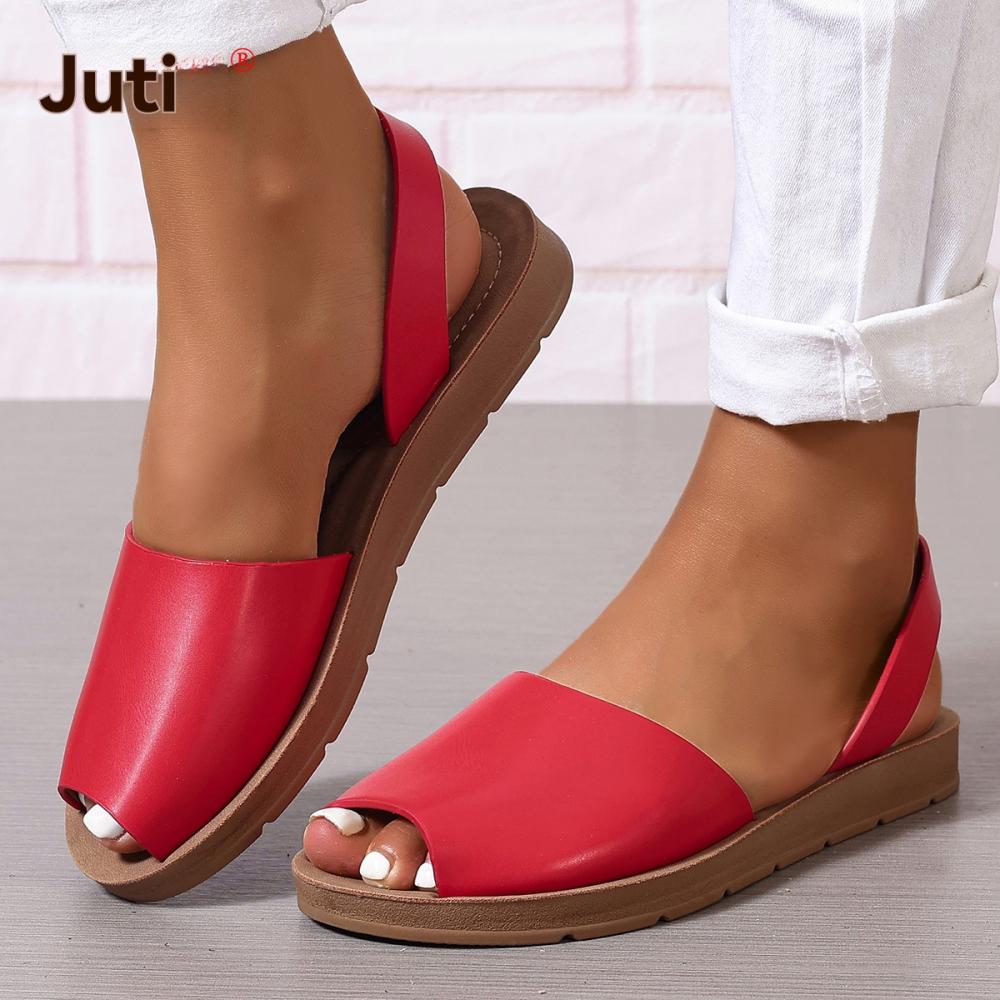 Leathersoft Samara Side Cut Peeptoe Sandal  |  Womens Casual Shoes Casual Shoes Casual Shoes