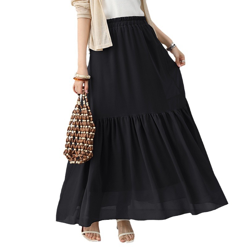 Linen Blend Midi Button Front Skirt  |  Womens Skirts Bottoms Skirts