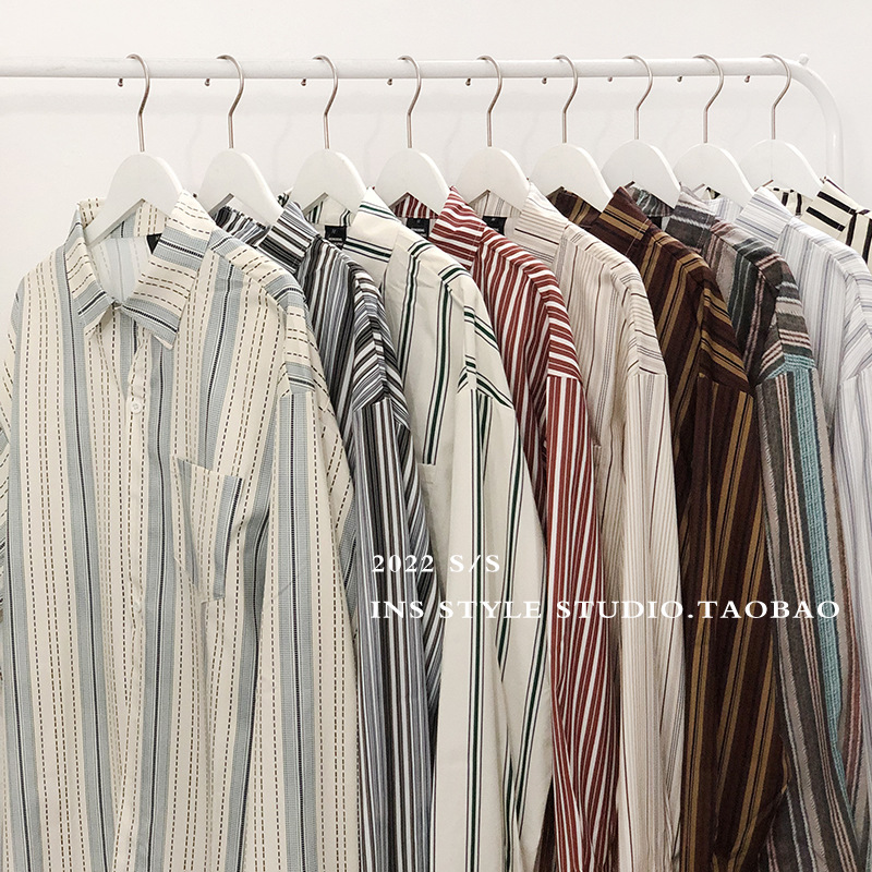 Long Roll To 3/4 Sleeve Stripe Shirt  |  Womens 34 Sleeve Tops 34 Sleeve Tops 34 Sleeve Tops