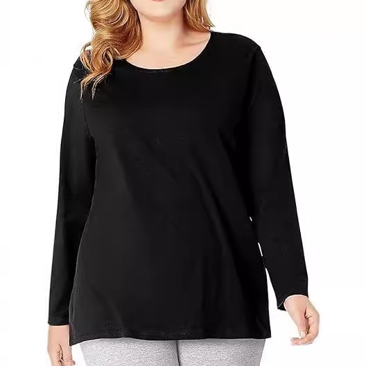 Long Sleeve Brushed Ribbed Top  |  Womens Long Sleeve Tops Long Sleeve Tops Long Sleeve Tops