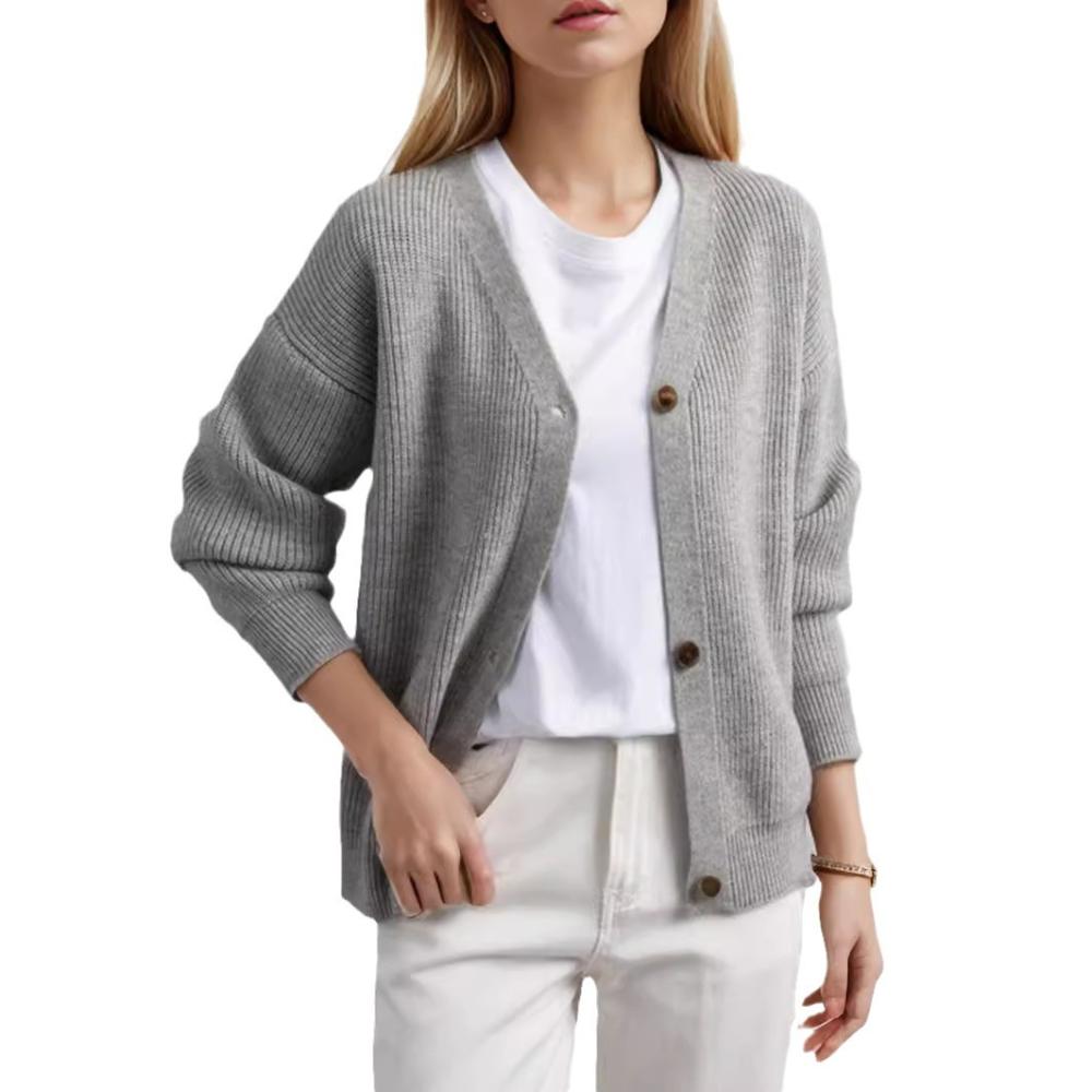 Long Sleeve Button Front Cardigan  |  Womens Cardigans Cardigans Cardigans