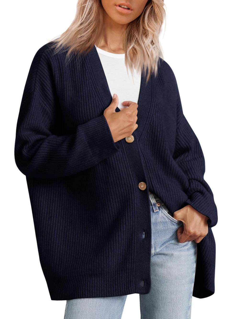 Long Sleeve Button Front Cardigan  |  Womens Cardigans Cardigans Cardigans