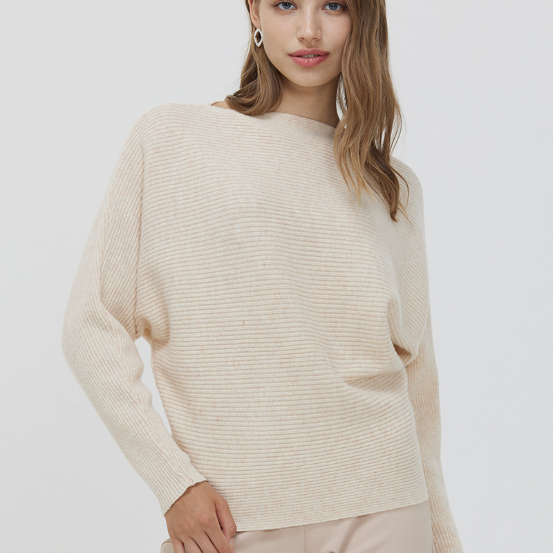 Long Sleeve Button Neck Jumper  |  Womens Jumpers Jumpers Jumpers