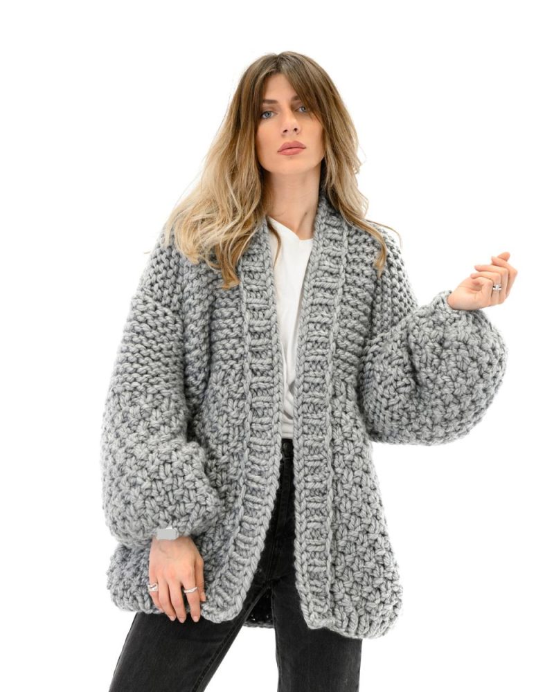 Long Sleeve Curved Cardigan  |  Womens Cardigans Cardigans Cardigans