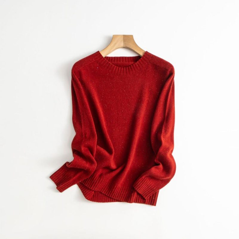 Long Sleeve Curved Hem Jumper  |  Womens Jumpers Jumpers Jumpers