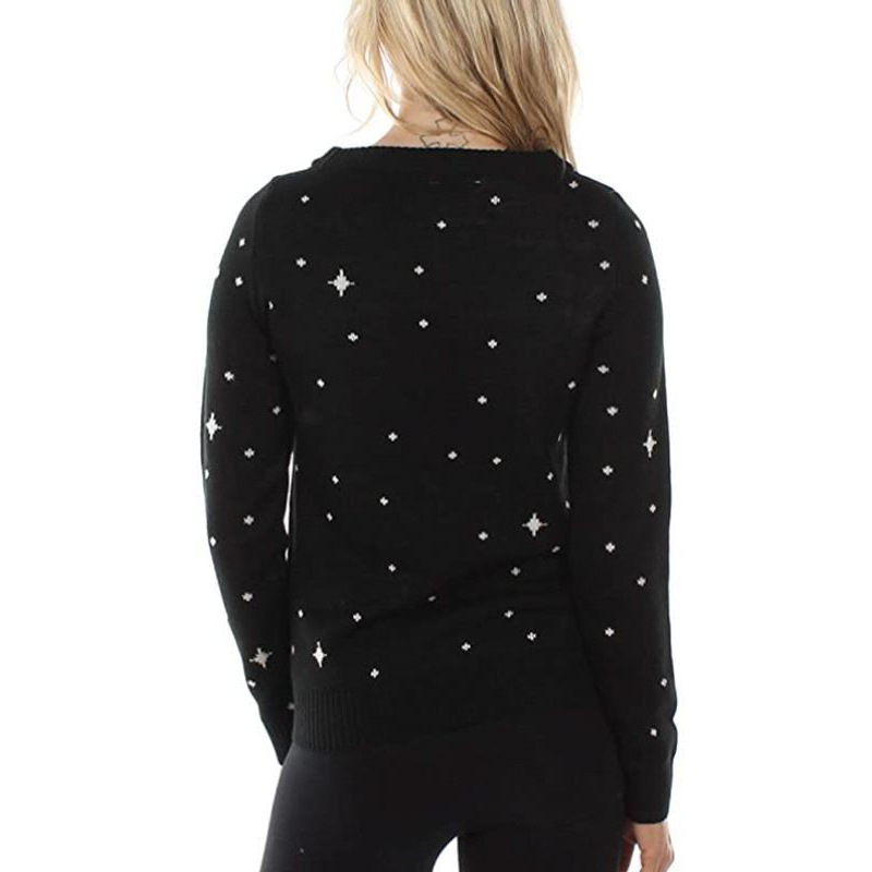 Long Sleeve Embroidery Novelty Jumper  |  Womens Jumpers Jumpers Jumpers