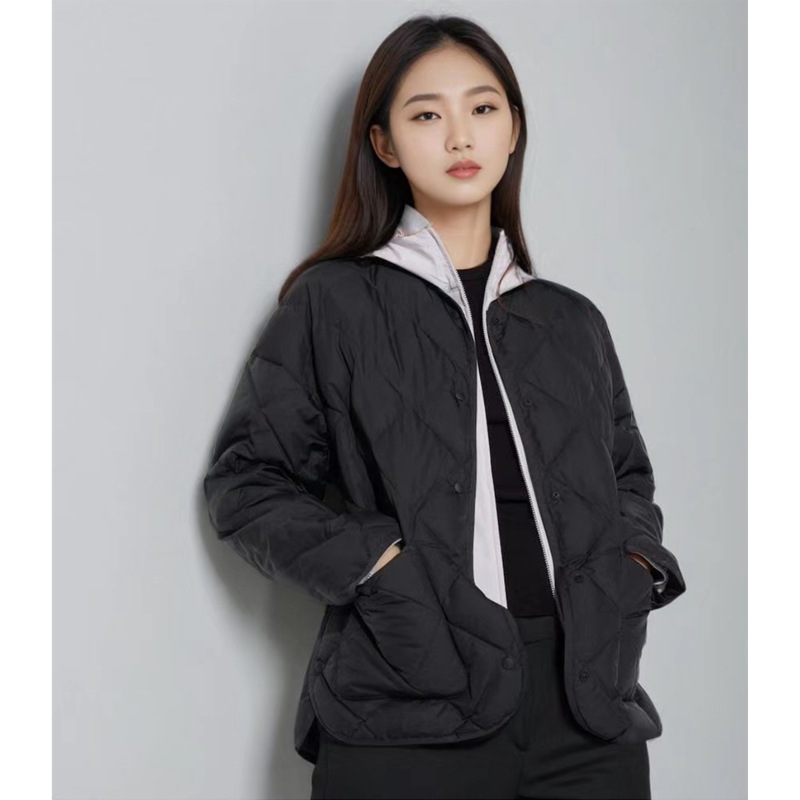 Long Sleeve Fully Lined Puffer Jacket  |  Womens Puffers Outerwear Puffers