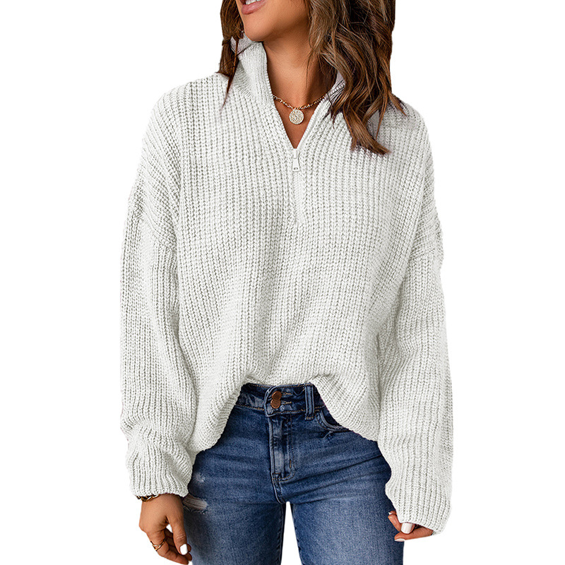 Long Sleeve Half Zip Textured Top  |  Womens Long Sleeve Tops Long Sleeve Tops Long Sleeve Tops