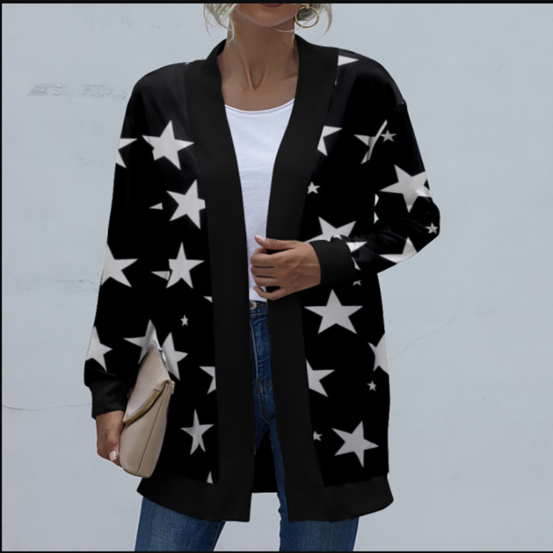 Long Sleeve Novelty Cardigan  |  Womens Cardigans Cardigans Cardigans