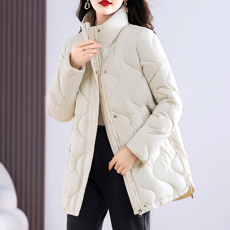 Long Sleeve Puffer Jacket  |  Womens Puffers Outerwear Puffers