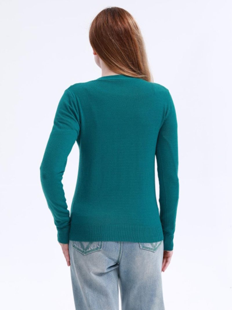 Long Sleeve Self Stripe Textured Jumper  |  Womens Jumpers Jumpers Jumpers