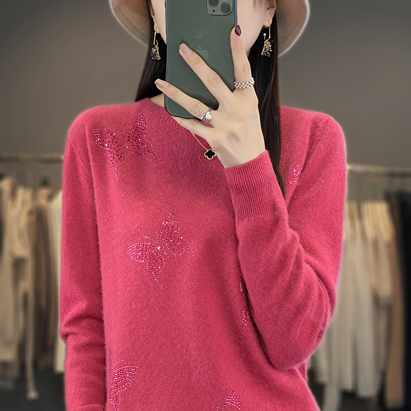 Long Sleeve Star Jacquard Jumper  |  Womens Jumpers Jumpers Jumpers