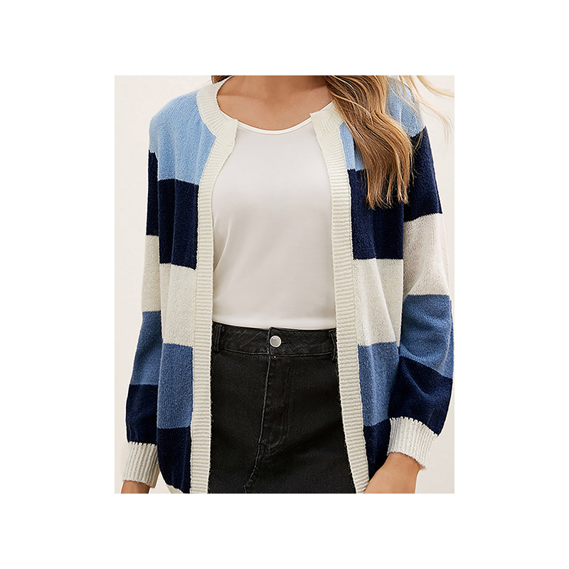 Long Sleeve Supersoft Stripe Cardigan  |  Womens Cardigans Cardigans Cardigans