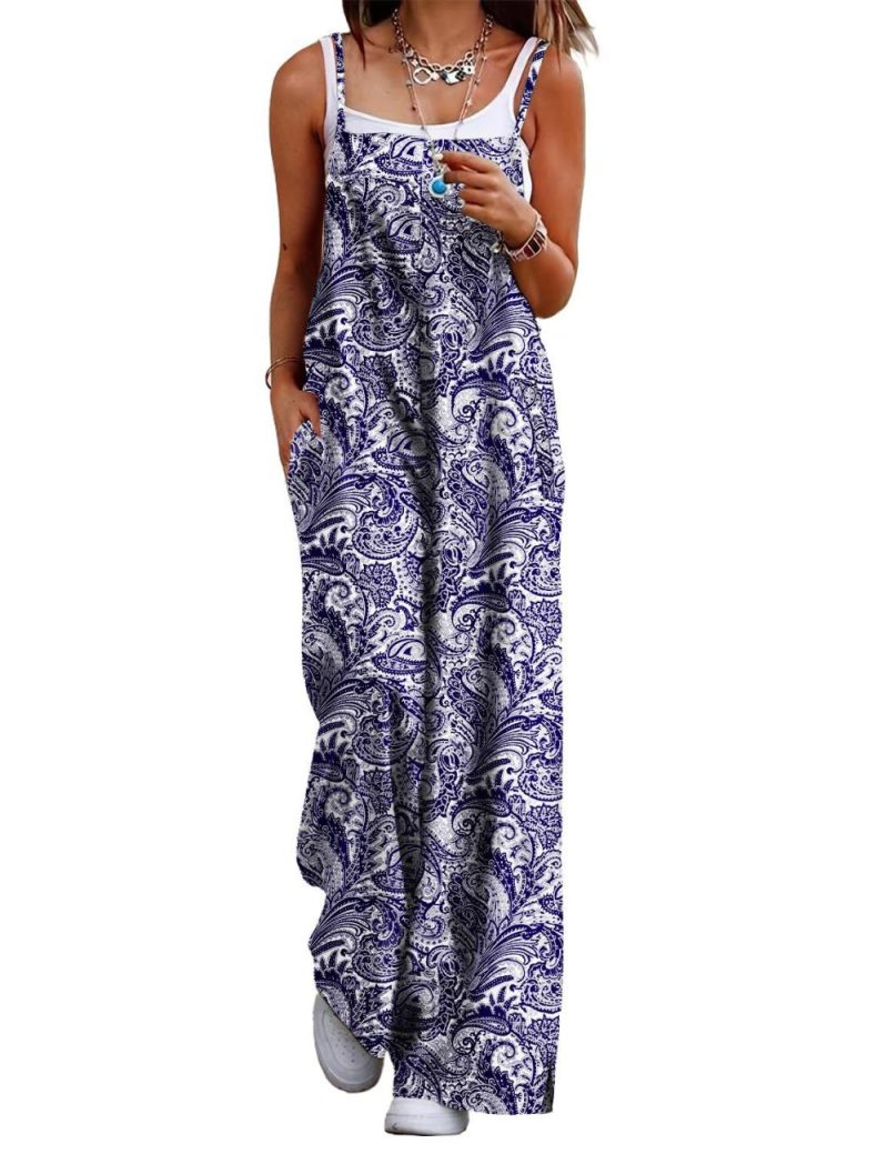 Placement Printed Jumpsuit With Heatseal  |  Womens Jumpsuits & Rompers Dresses Jumpsuits & Rompers