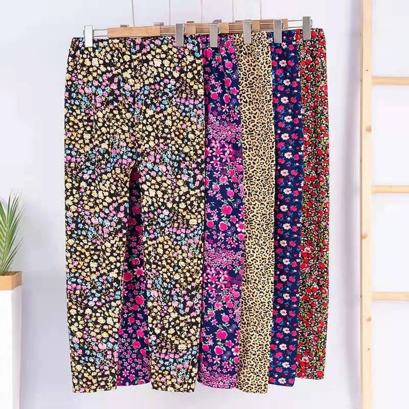 Printed Crop Rayon Pant  |  Womens Crops & Capris Bottoms Crops & Capris