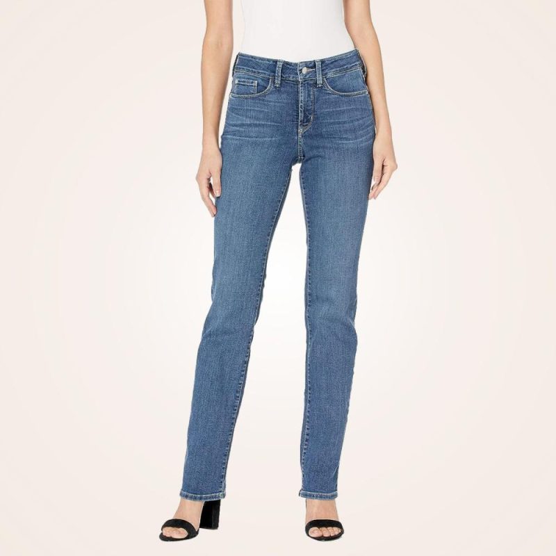 Short Length Slim Leg 5 Pocket Jean  |  Womens Jeans Bottoms Jeans