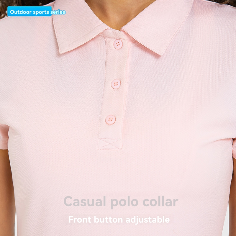 Short Sleeve Polo T-Shirt  |  Womens Polos Polos Polos