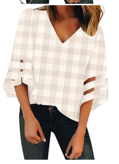 Short Sleeve Tie Detail Blouse  |  Womens Shirts & Blouses Shirts & Blouses Shirts & Blouses