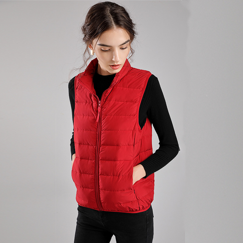 Sleeveless Lightweight Quilted Vest  |  Womens Puffers Outerwear Puffers