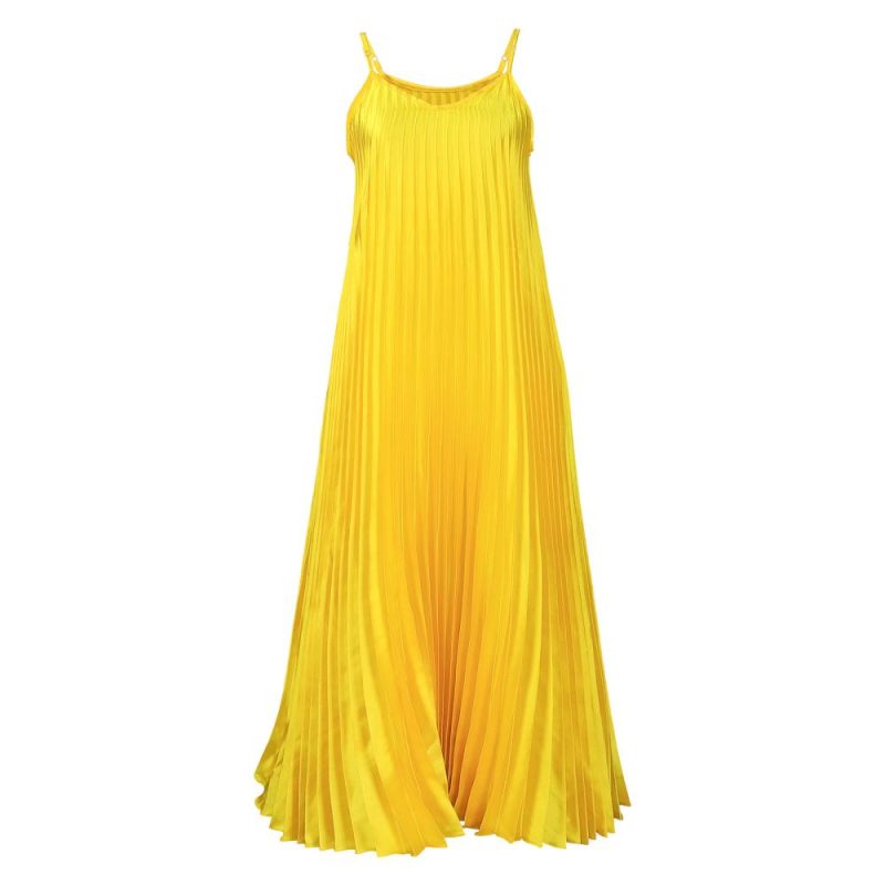 Sleeveless Pleated Maxi Dress  |  Womens Maxi Dresses Dresses Maxi Dresses