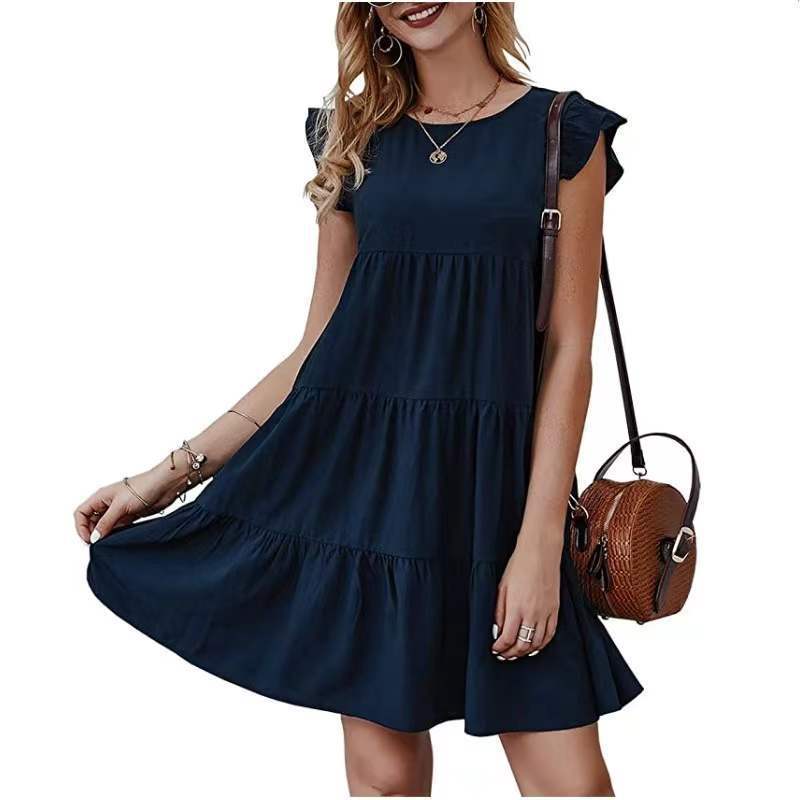 Sleeveless Short Cake Dress  |  Womens Sleeveless Dresses Dresses Sleeveless Dresses