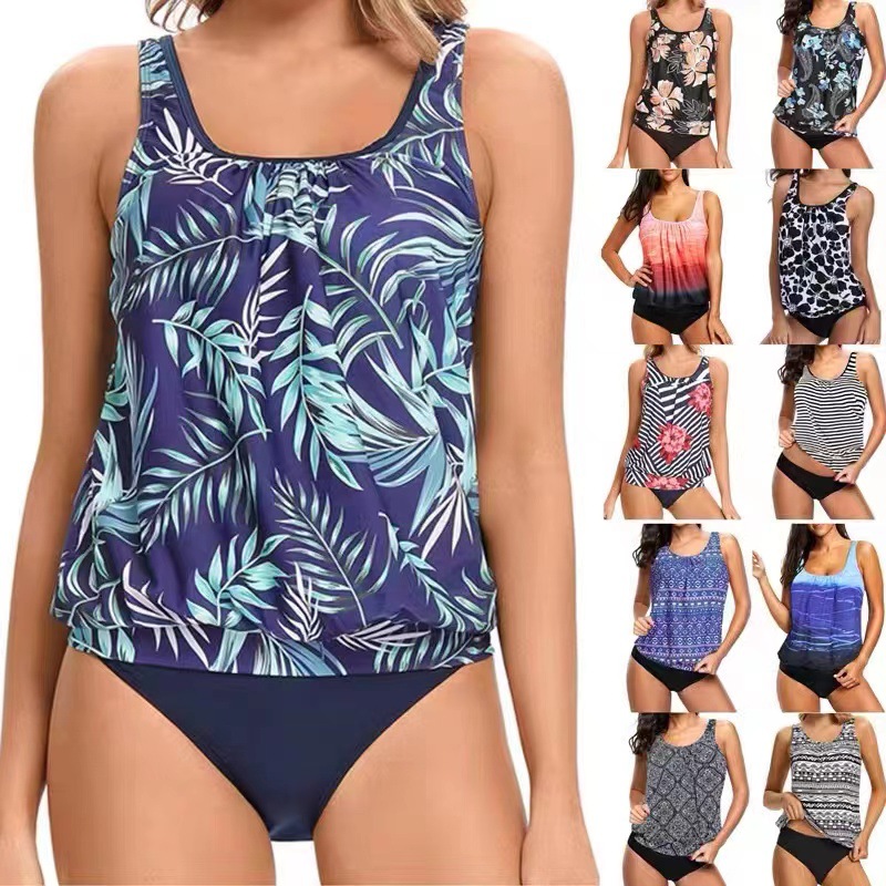 Sleeveless Smart Layered Print Cami  |  Womens Singlets & Tanks Singlets & Tanks Singlets & Tanks