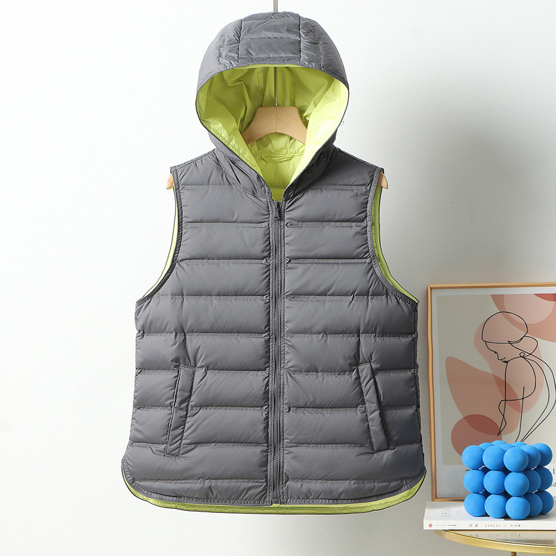 Sleeveless Zip Through Vest  |  Womens Vests Outerwear Vests