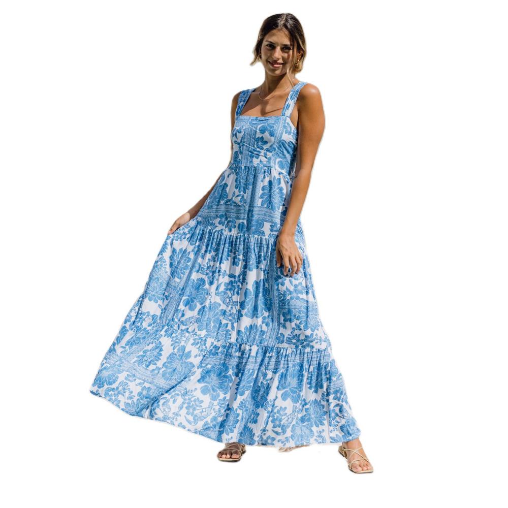 Strappy Printed Maxi Dress  |  Womens Maxi Dresses Dresses Maxi Dresses