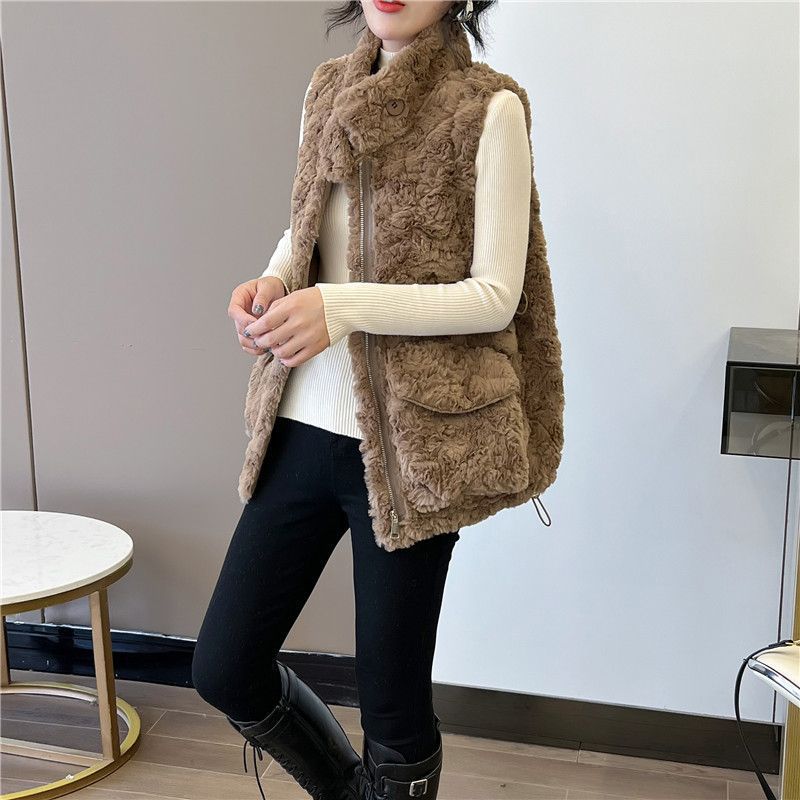 Teddy Gilet Top  |  Womens Vests Outerwear Vests