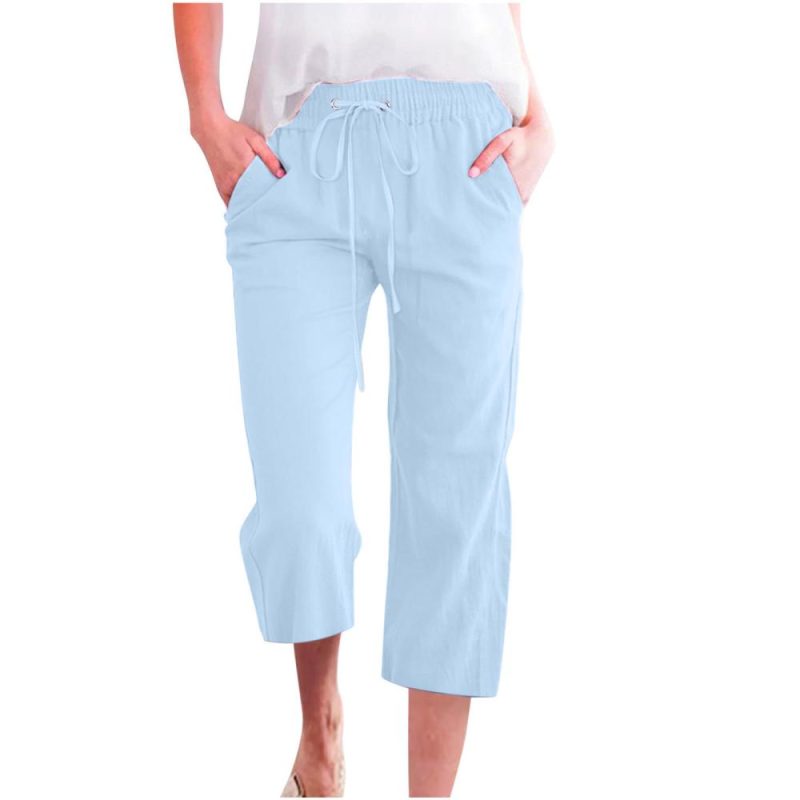 Tie Hem Crop Pant  |  Womens Crops & Capris Bottoms Crops & Capris