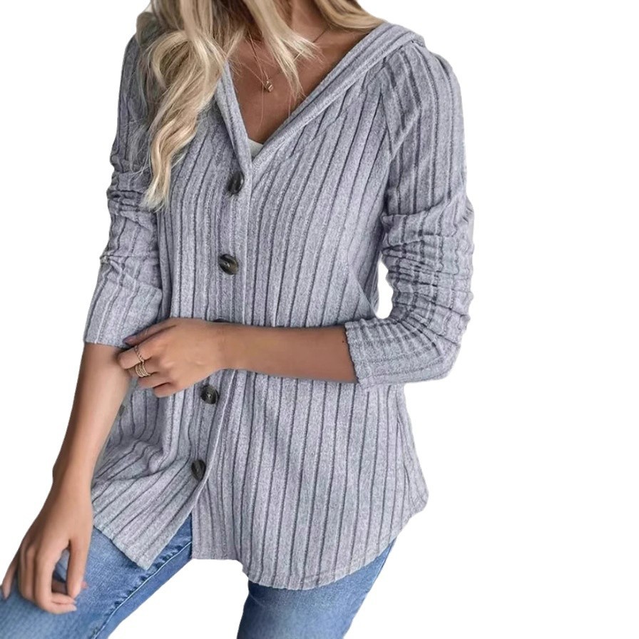 Two Ways Wearing Button Knot Cardigan Tops  |  Womens Cardigans Cardigans Cardigans